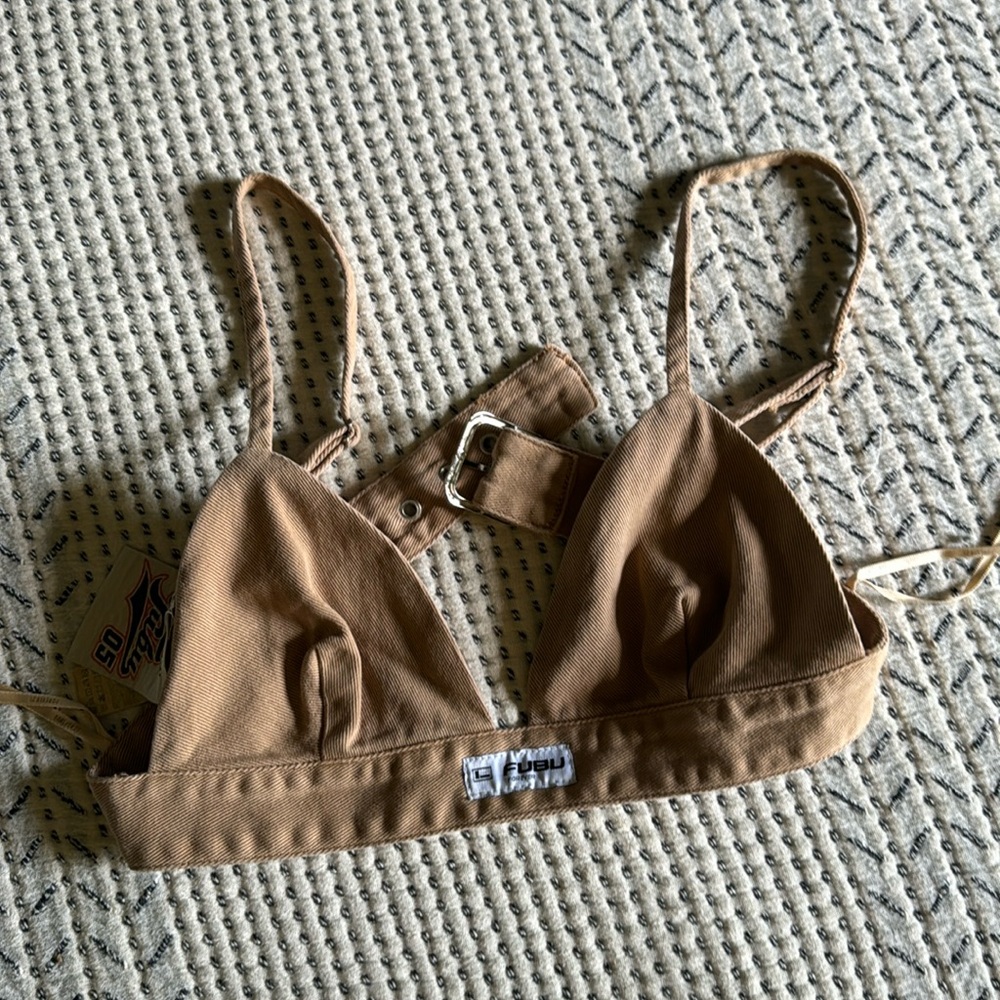 Vintage Fubu buckle back top